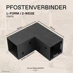 Pfostenverbinder 70x70 mm