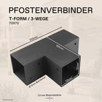 Post connector 70x70 mm